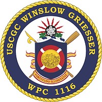 Векторный клипарт: U.S. Coast Guard USCGC Winslow Griesser (WPC 1116), эмблема