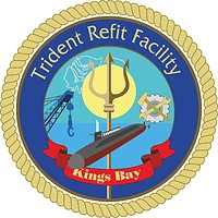 U.S. Navy Trident Relif Facility, embem - vector image