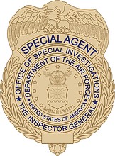 U.S. Air Forces Office of Special Investigations (OSI), Special Agent badge