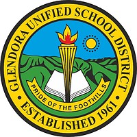 Vector clipart: Glendora Unified School District (California), seal