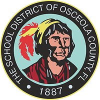 Osceola County School District (Florida), печать - векторное изображение