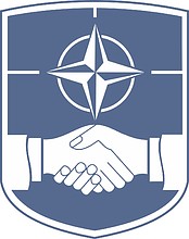 NATO JFC Brunssum Military Partnership Branch, emblrm - vector image