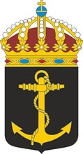 Swedish Navy 4th Naval Warfare Flotilla, эмблема - векторное изображение