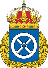 Swedish Army Logistics School, emblem - vector image
