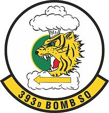 Vector clipart: U.S. Air Force 393rd Bomb Group, emblem