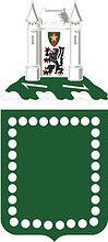 Vector clipart: U.S. Army 33rd Armor Regiment, coat of arms