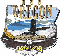 U.S. Navy USS Oregon (SSN-793), emblem