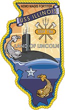 U.S. Navy USS Illinois (SSN 786), emblem - vector image