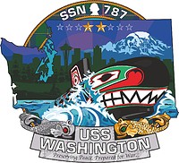 Vector clipart: U.S. Navy USS Washington (SSN 787), emblem