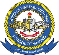Vector clipart: U.S. Navy Surface Warfare Officers School Command (SWOSC), emblem