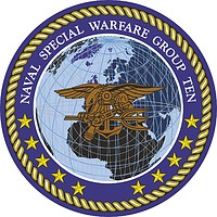 U.S. Naval Special Warfare Group 10, emblem - vector image