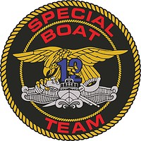 U.S. Navy Special Boat Team 12, эмблема - векторное изображение