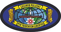 U.S. Navy USS Casimir Pulaski (SSBN-633), emblem - vector image