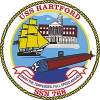 U.S. Navy USS Hartford (SSN-768), emblem