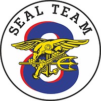 Векторный клипарт: U.S. Navy SEAL Team 8, эмблема