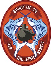 U.S. Navy USS Billfish (SSN-676), emblem