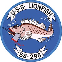 Vector clipart: U.S. Navy USS Lionfish (SSN-298), emblem