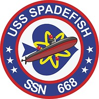 Векторный клипарт: U.S. Navy USS Spadefish (SSN-668), эмблема