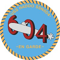 U.S. Navy USS Haddo (SSN 604), emblem - vector image