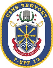 U.S. Navy USNS Newport (T-EPF-12), emblem