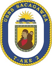 U.S. Navy USNS Sacagawea (T-AKE-2), emblem