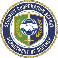 U.S. Defense Security Cooperation Agency, печать (#2) - векторное изображение