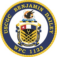 U.S. Coast Guard USCGC Benjamin Dailey (WPC-1123), эмблема - векторное изображение