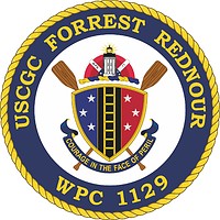 Векторный клипарт: U.S. Coast Guard USCGC Forrest Rednour (WBC-1129), эмблема