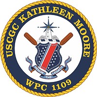 Векторный клипарт: U.S. Coast Guard USCGC Kathleen Moore (WPC 1109), эмблема