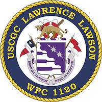 Векторный клипарт: U.S. Coast Guard USCGC Lawrence Lawson (WPC 1120), эмблема
