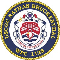 Vector clipart: U.S. Coast Guard USCGC Nathan Bruckenthal (WPC 1128), emblem