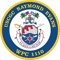 Векторный клипарт: U.S. Coast Guard USCGC Raymond Evans (WPC 1110), эмблема