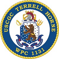 Vector clipart: U.S. Coast Guard USCGC Terrell Horne (WPC 1131), emblem