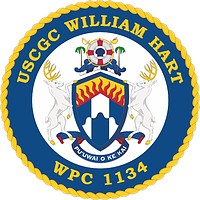 Векторный клипарт: U.S. Coast Guard USCGC William Hart (WPC 1134), эмблема