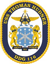 U.S. Navy USS Thomas Hudner (DDG 116), emblem