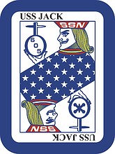 Vector clipart: U.S. Navy USS Jack (SSN-605), emblem