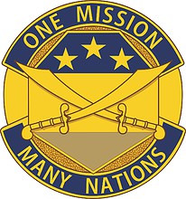Vector clipart: USAE Combined Joint Task Force Operation Inherent Resolve, distinctive unit insignia