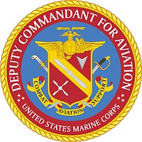 USMC Deputy Commandant for Aviation, печать - векторное изображение