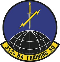 U.S. Air Force 352nd Battlefield Airmen Training Squadron, эмблема - векторное изображение