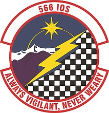 Векторный клипарт: U.S. Air Force 566th Information Operations Squadron, эмблема