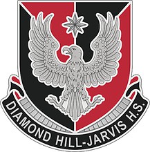 U.S. Army Diamond Hill-Jarvis High School Fort Worth (Техас), эмблема (знак различия)