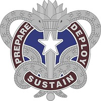 U.S. Army Medical Logistics Command, distinctive unit insignia - vector image