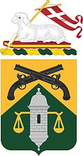 Vector clipart: U.S. Army 124th Military Police Battalion, coat of arms