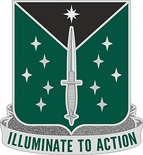 Векторный клипарт: U.S. Army 389th Military Intelligence Battalion, эмблема (знак различия)