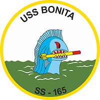 U.S. Navy USS Bonita (SS-165), emblem - vector image