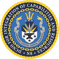 Векторный клипарт: U.S. Deputy Chief of Naval Operations for Integration of Capabilities and Resources (N8), печать