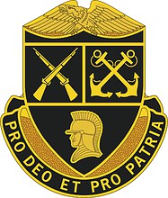 U.S. Army | Army and Navy Academy, Carlsbad, CA, shoulder loop insignia - vector image