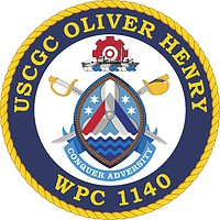 Векторный клипарт: U.S. Coast Guard USCGC Oliver Henry (WPC 1140), эмблема