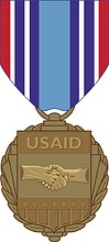 USAID Meritorious Civilian Service, medal - векторное изображение