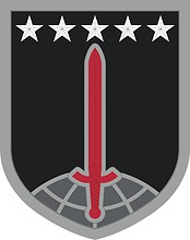 U.S. Army 1st and 2nd Multi-Domain Task Force, shoulder sleeve insignia - vector image